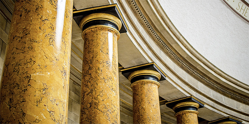 scagliola columns